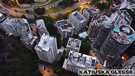 I feel so sexy as a brazilian milf masturbating in rio motel