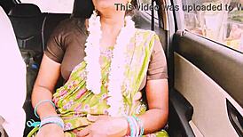 indian beautiful aunty with english boy fucking hard for long drive with telugu dirty talks