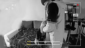 Watch the delivery boy get a blowjob for cash while feet tease!