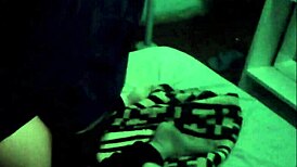 We started having sex in bed, then moved to the darkness for more.