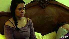 does hot wife charley chase lick pussy for her cuckold husband?