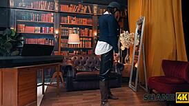 Kinky Cowgirl Meets Student Masturbating