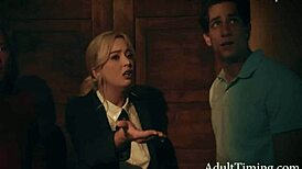 The exorcism of her virginity wo stepbrothers one petite 18+ blonde and a demon