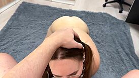Blowjob Compilation From Russian Mommy Ends With Throbbing Creampie
