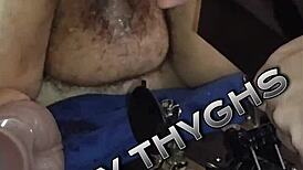 fat slut mistythyghs fucked with huge dildo cunt massage