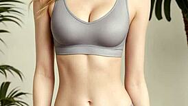 ai generated women's lingerie catalog showcase