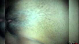 Brunette couple tries anal for first time in dorm room creampie