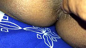 Indian Man Spies On Girlfriend While Fingering Her Anus And Pussy