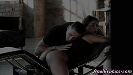 Smalltit Babe Anally Riding Lovers Dick With Passion