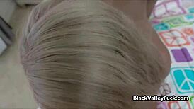 Black Amateur With Free Spirit Gets Her Cock Sucked Hard In POV