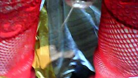 Brunette with Strap On Pegging Natural Tits Big Cock Anal Natural Ass