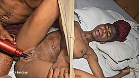 19-Year-Old Pussy Squirts From Hard Vibration And Fucking