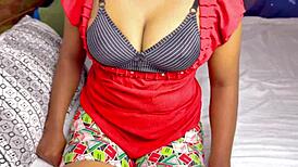 Her wet pussy gets licked by the neighbor boy