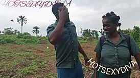 Sexy nastybitch fucks school mate in bush for cash