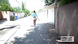 Blonde Katie Kush's perfect ass gets wrecked in a wild, intense session