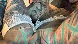 masturbation solo tattooed girl dirty talk with german