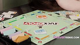 Cute Teen 18+ Lets Friends Free Use Her In Front Of Her Step Dad