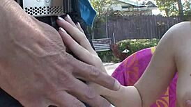Cali Hayes passionately pleases her daddy with intense actions