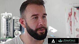 Nuru massage where sexy doctor anna claire clouds fucks her client for his own good 😏