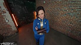 Vr Conk, suck and fuck anally in fallout cosplay?