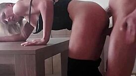 Hot Milf In Boots Gets Fucked On Desk