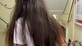 i picked up a beauty at the train station and fucked her on the train in public, it was wild