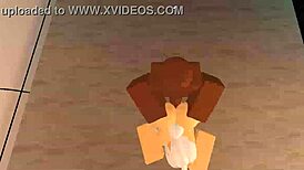Shy Slut Gets Fucked On Roblox Condo With Monster Cock