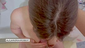 sexo con embarazada de nueve meses alejandraxrobert en pov casero