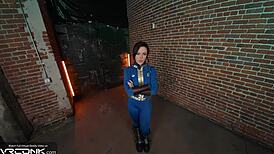 Vr Conk, suck and fuck anally in fallout cosplay?