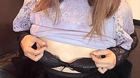 i'm a cute ladyboy masturbating quietly, oops i mean quietly