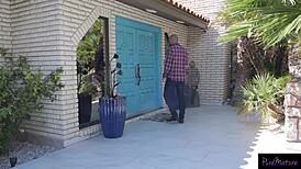 Dani Jensen Makes Big Cock Cum!