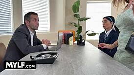 Aderes Quins Milf Training Principal and Stepdaughters Humiliation