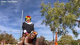 Granny's Turkey Gets Fucked In Holiday Costume