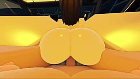 Hanging out with my roblox friend in an exciting virtual world