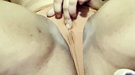 make that pussy squirt through her panties, she's so wet 😍