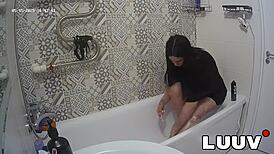 Luuv Brunette Vilika Turns Her Real Life Shaving Routine Into A Homemade Amateur Movie
