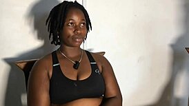 An interview with a top nigerian female model during casting 😊