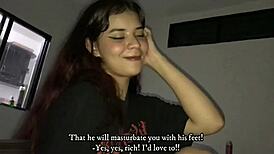 climbing into stepbrother's bed to suck his big cock