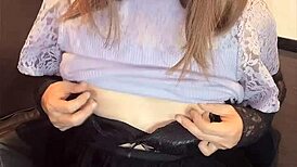 i'm a cute ladyboy masturbating quietly, oops i mean quietly