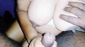 Desi Bhabi's Big Boobs Bounce In Dirty Talk Blowjob And Hardcore Pounding