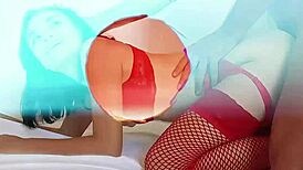 Latina Milf Cheats Begs Neighbor for Deep Anal Creampie Fill