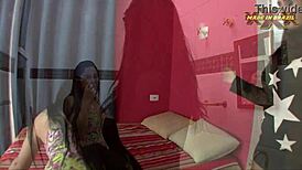 patroa caiu de boca na xota da empregada