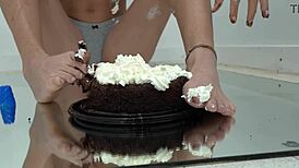 aria nicole lies back as doctor tampa massages her tattooed feet toes and soles close-up on beat2feet