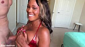 things heated up after beach with august skye sucking brad newman's huge cock