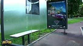 Skinny brunette milf sucks cock hard before facial cumshot