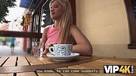 vip4k blondie enjoys fun in a public toilet