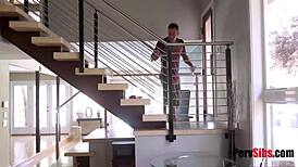 Step Sister And Brother Maintain Their Forbidden Secret Affair