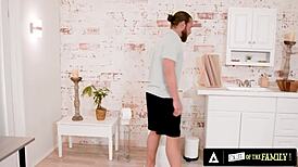 Laney Grey Struggles with Stepbrother's Huge Dick