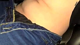 sneaky girlfriend shows off new lingerie to black neighbor while boyfriend waits clueless outside