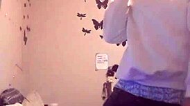 Young stud's urgent need to cum contrasts with his solo restraint